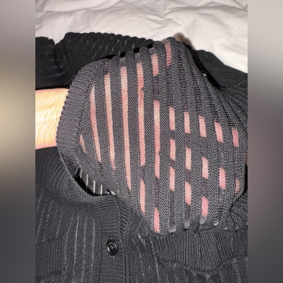 Just Cavalli Black Boxy Button-Up Cardigan - Size S - Picture 3 of 13